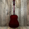 SOLD - Guild D25CH with added pickup system 1980 Cherry Red