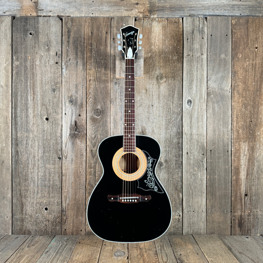 Harmony H1204 Sovereign Jet Set 1971 Black- ON THE WAY TO THE NASHVILLE GUITAR SHOW