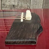 SOLD - Guild D25CH with added pickup system 1980 Cherry Red