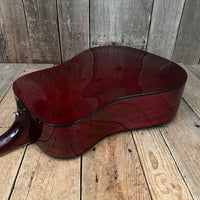 SOLD - Guild D25CH with added pickup system 1980 Cherry Red
