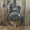 SOLD - Mule Resophonic Tri Cone Resonator Acoustic Electric Aged Cutaway