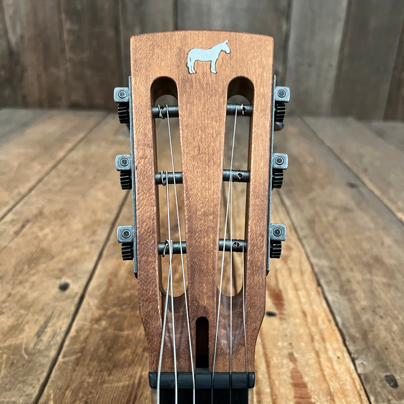 SOLD - Mule Resophonic Tri Cone Resonator Acoustic Electric Aged Cutaway