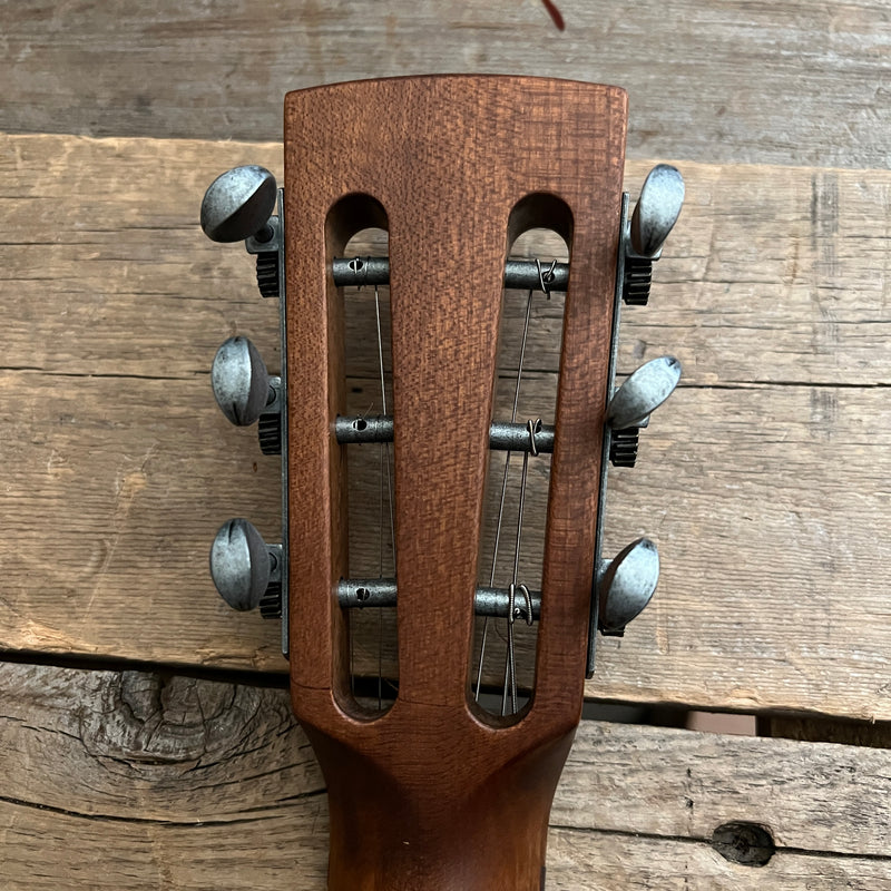 SOLD - Mule Resophonic Tri Cone Resonator Acoustic Electric Aged Cutaway