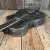 SOLD - Mule Resophonic Tri Cone Resonator Acoustic Electric Aged Cutaway