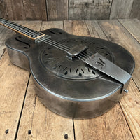SOLD - Mule Resophonic Tri Cone Resonator Acoustic Electric Aged Cutaway