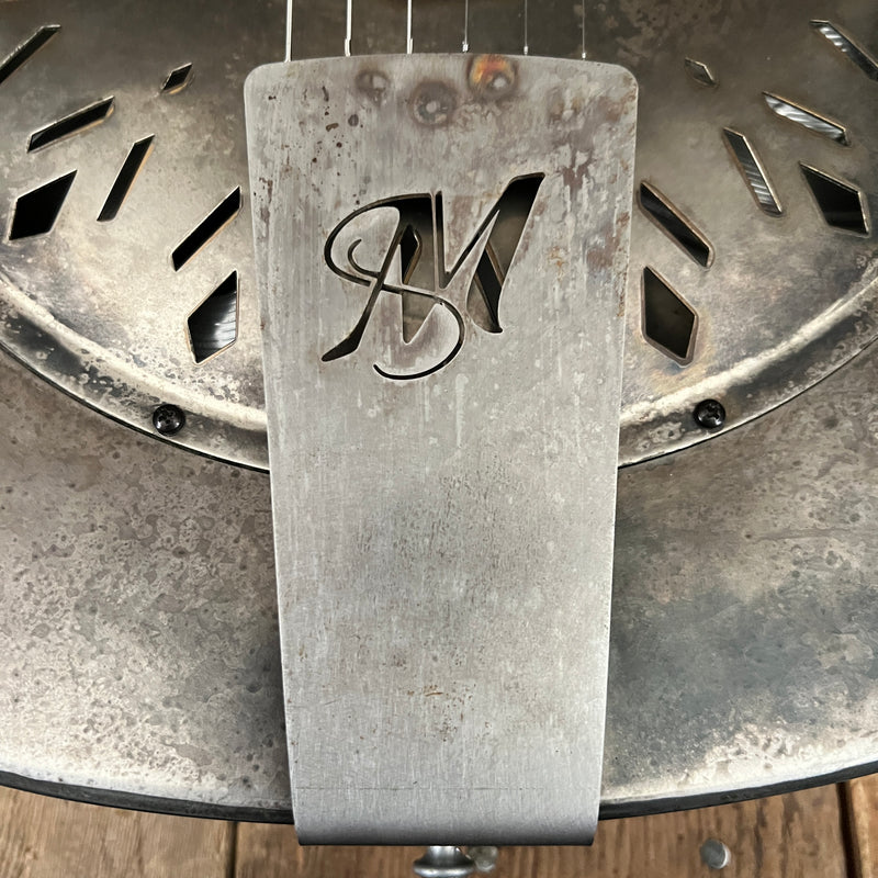SOLD - Mule Resophonic Tri Cone Resonator Acoustic Electric Aged Cutaway