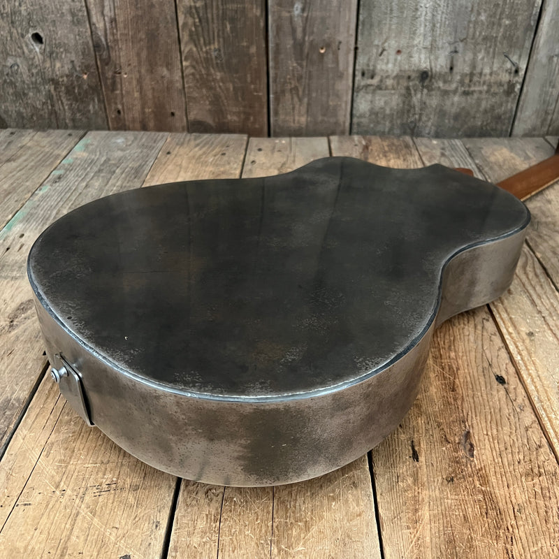 SOLD - Mule Resophonic Tri Cone Resonator Acoustic Electric Aged Cutaway