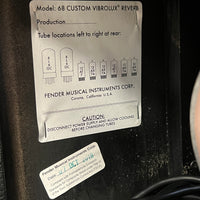 SOLD - Fender 68 Custom Vibrolux Reverb-Amp 2019