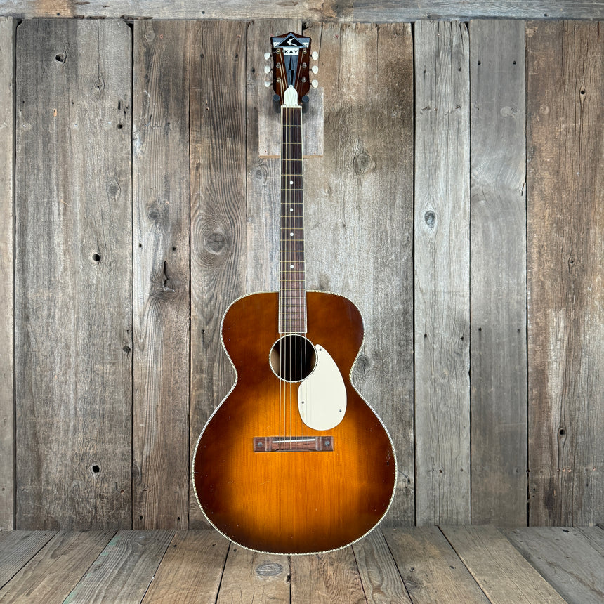 Kay 6116 Super Auditorium 1963 Walnut Sunburst- ON THE WAY TO THE NASHVILLE GUITAR SHOW