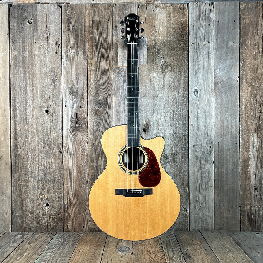 Legend Guitar Company MJV602 RW Mini Jumbo Acoustic Electric LR Baggs I Beam 2002 Natural