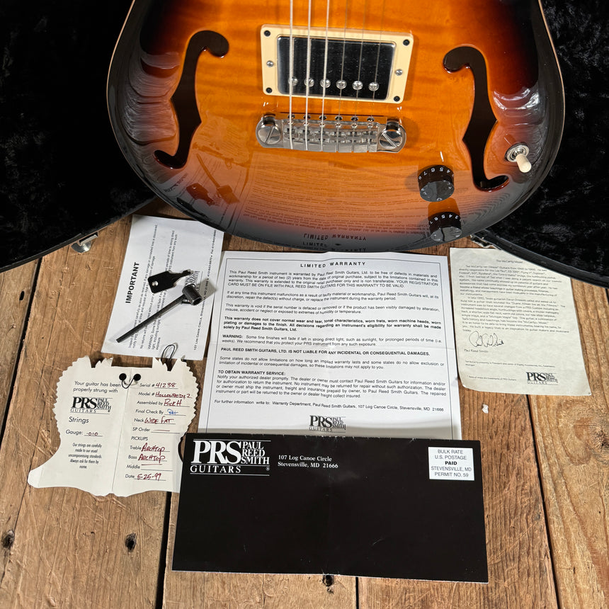 PRS Hollowbody II Moon Inlays 1999 Sunburst