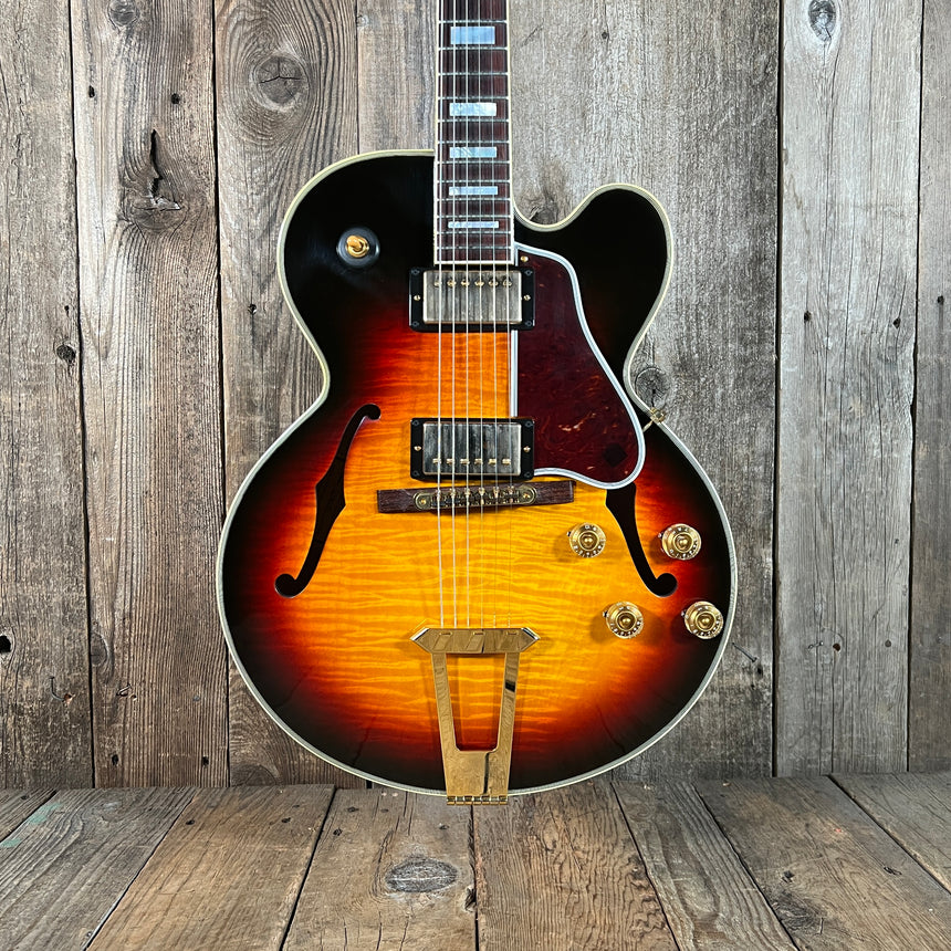 SOLD - Gibson ES-275 Custom Flamed Sunset Burst ES275F185BG1H 2018