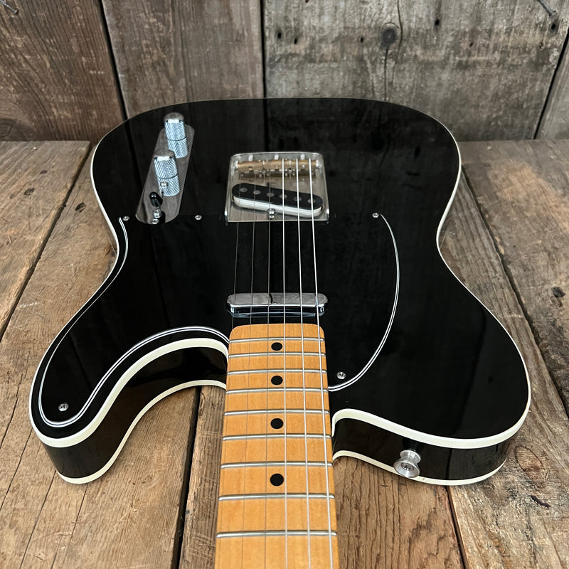 SOLD - Lentz Traditional T 2009 Black Telecaster Custom Black on Black