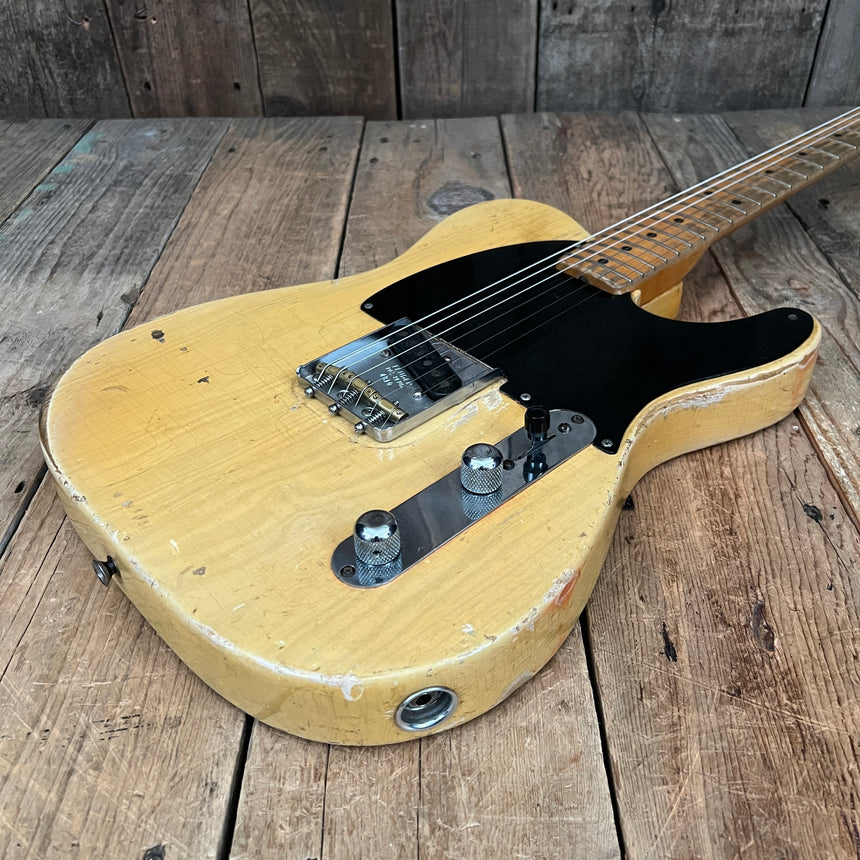 SOLD - Fender Esquire Blackguard 1952 Blonde