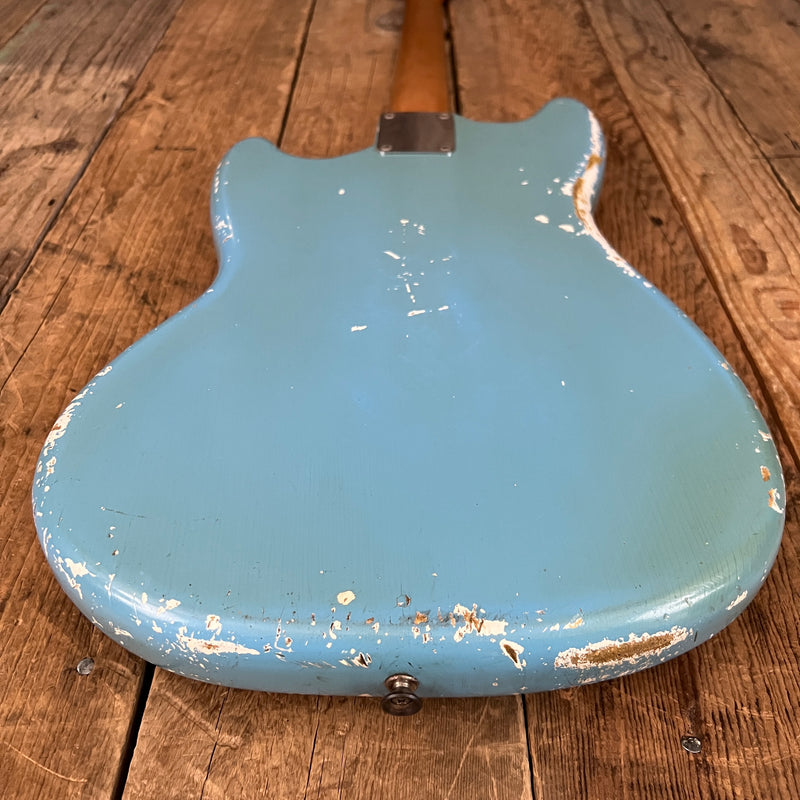 SOLD - Fender Mustang 1965 Mustang Blue Abigail Ybarra wound pickups