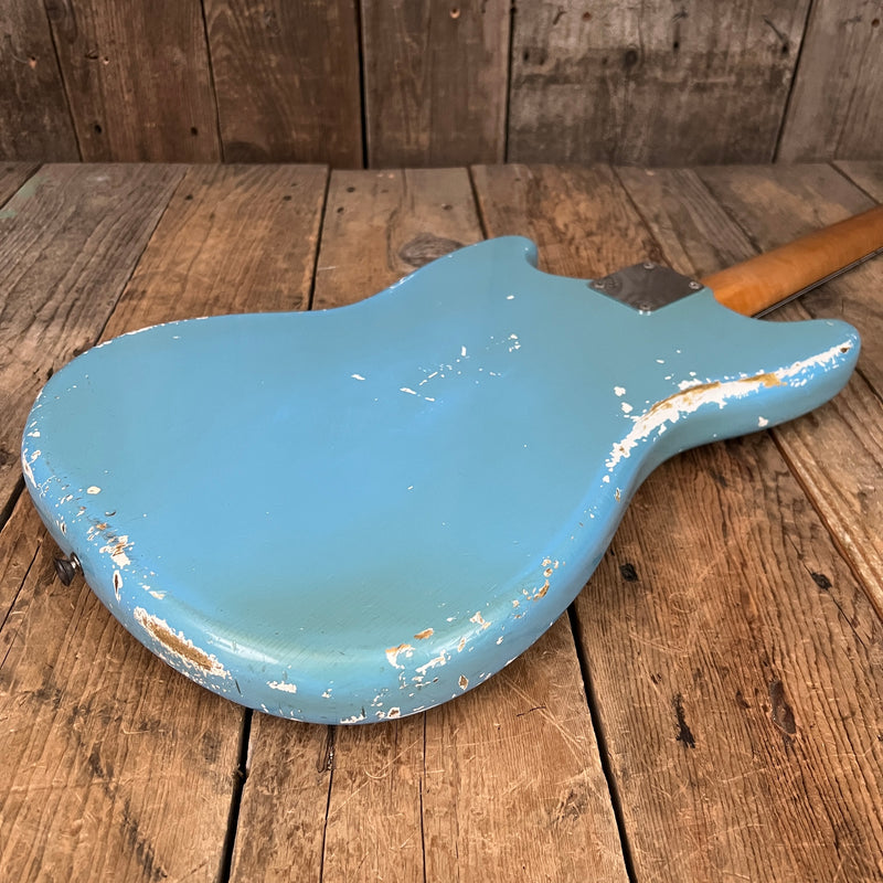SOLD - Fender Mustang 1965 Mustang Blue Abigail Ybarra wound pickups
