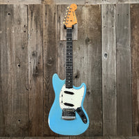 SOLD - Fender Mustang 1965 Mustang Blue Abigail Ybarra wound pickups