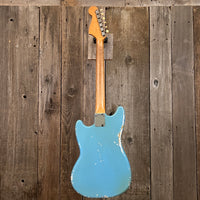 SOLD - Fender Mustang 1965 Mustang Blue Abigail Ybarra wound pickups