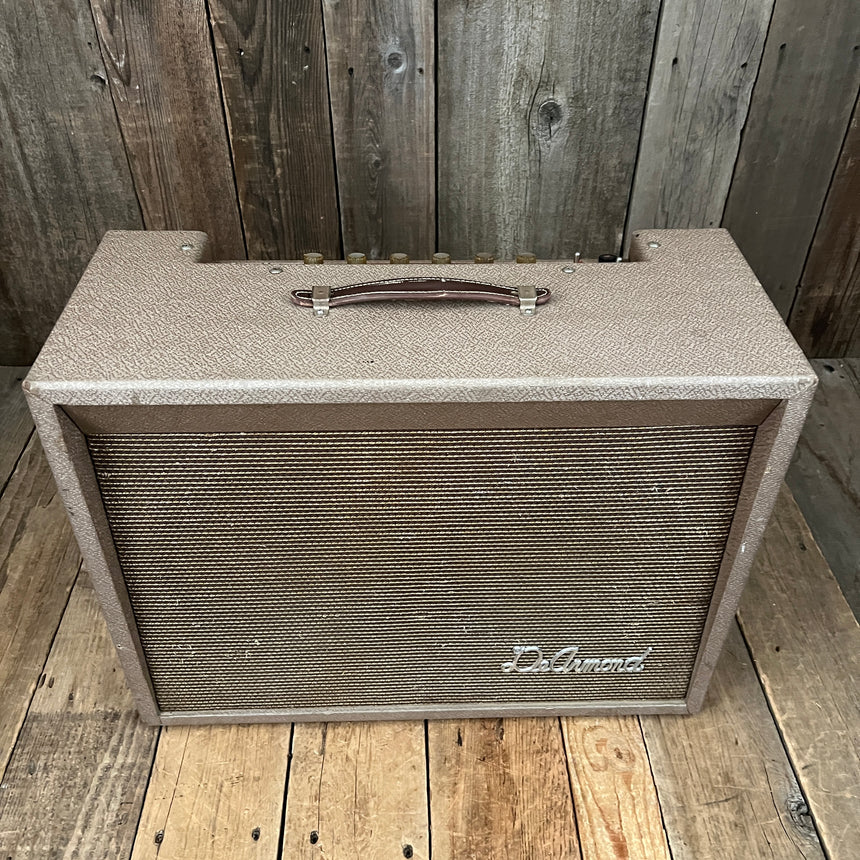 SOLD - DeArmond R25T 2x10" Amplifier 1960 Brown