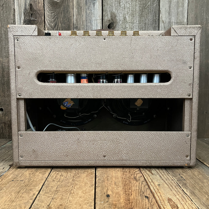 SOLD - DeArmond R25T 2x10" Amplifier 1960 Brown