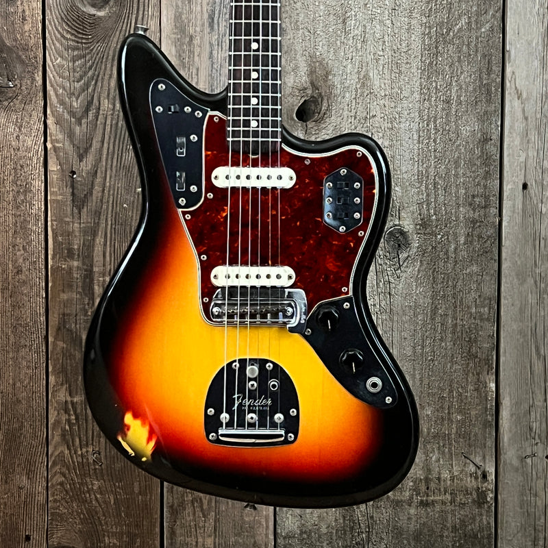SOLD - Fender Jaguar 1965 Sunburst L Plate Pre CBS