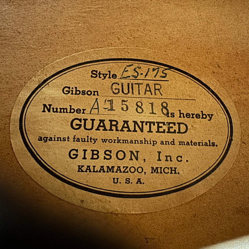 Gibson ES-175 1953 Sunburst