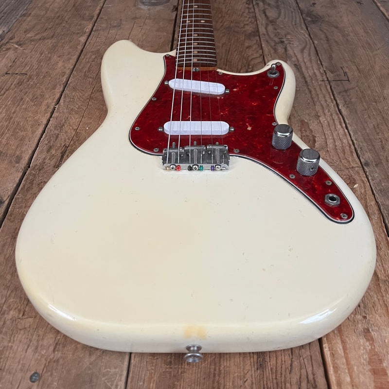 SOLD - Fender Duo Sonic 1964 Olympic White Pre CBS Clay Dot