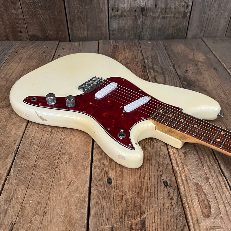 SOLD - Fender Duo Sonic 1964 Olympic White Pre CBS Clay Dot