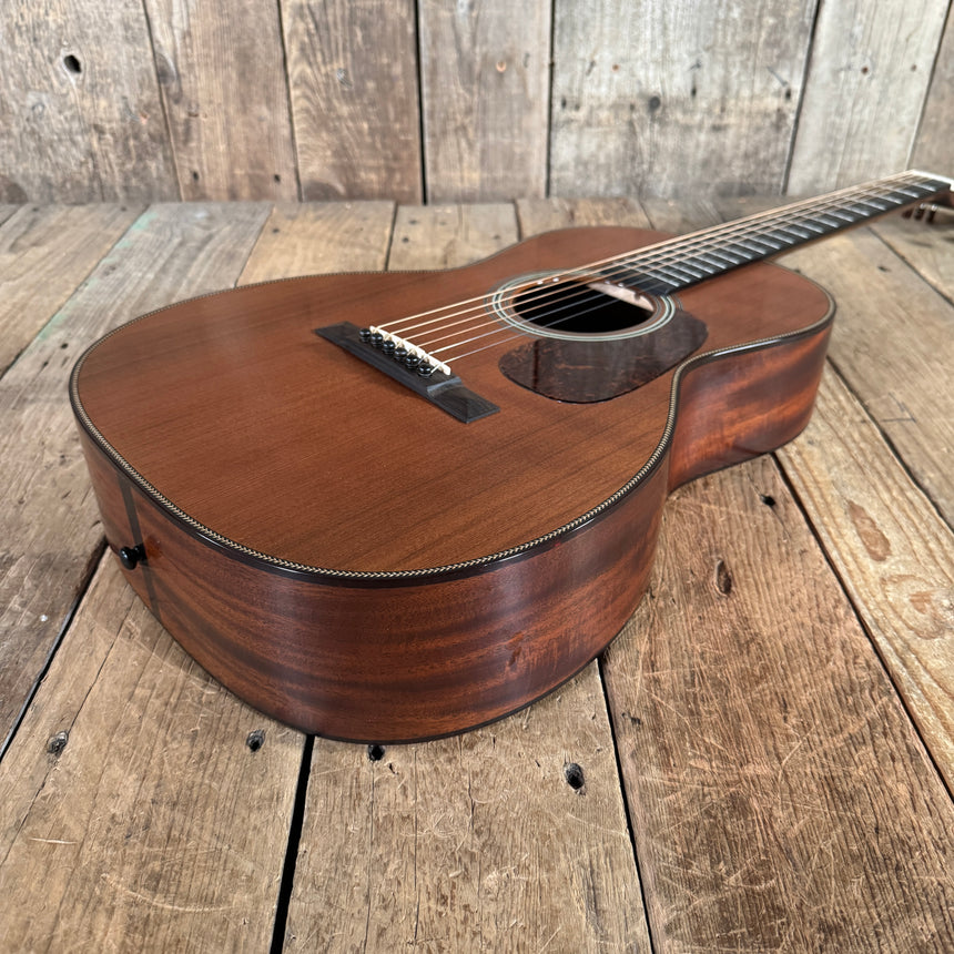 Preston Thompson 00-12RCM Old Growth Redwood and Cuban Mahogany 2019 Natural Satin