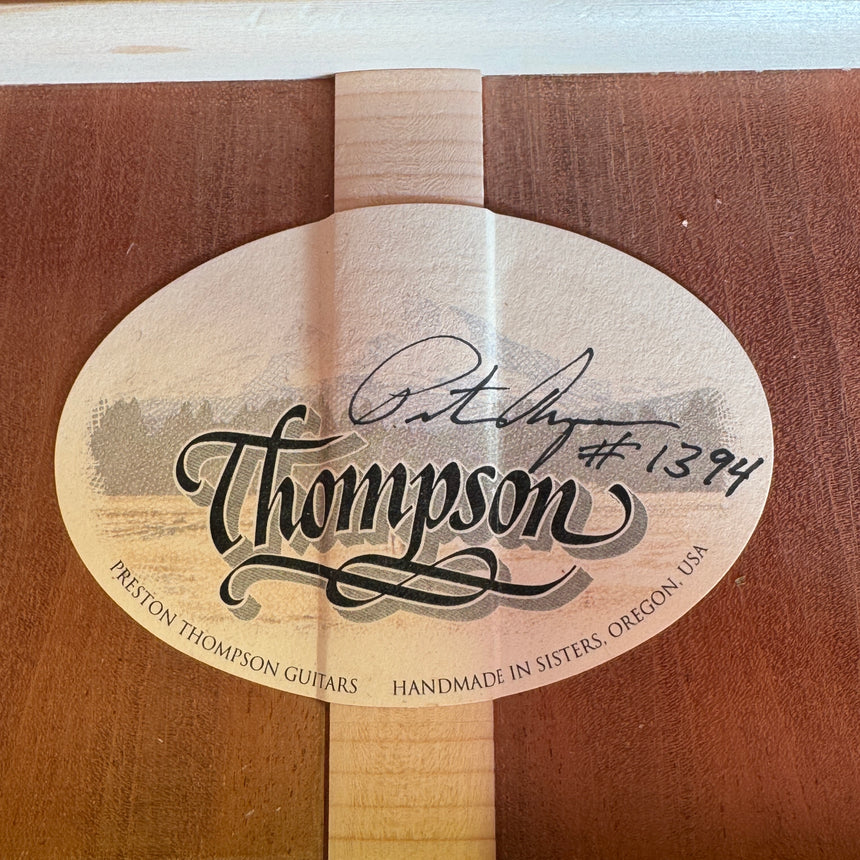 Preston Thompson 00-12RCM Old Growth Redwood and Cuban Mahogany 2019 Natural Satin