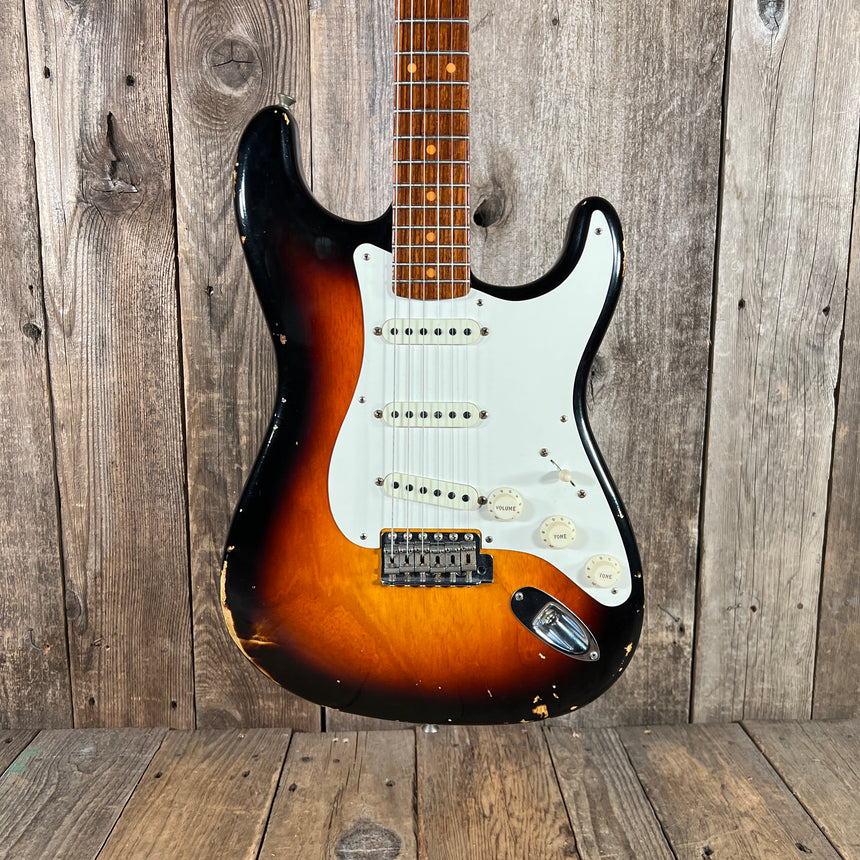 Fender Stratocaster NAMM Limited Edition Dual Mag Rosewood Neck 2017 3 Tone Sunburst