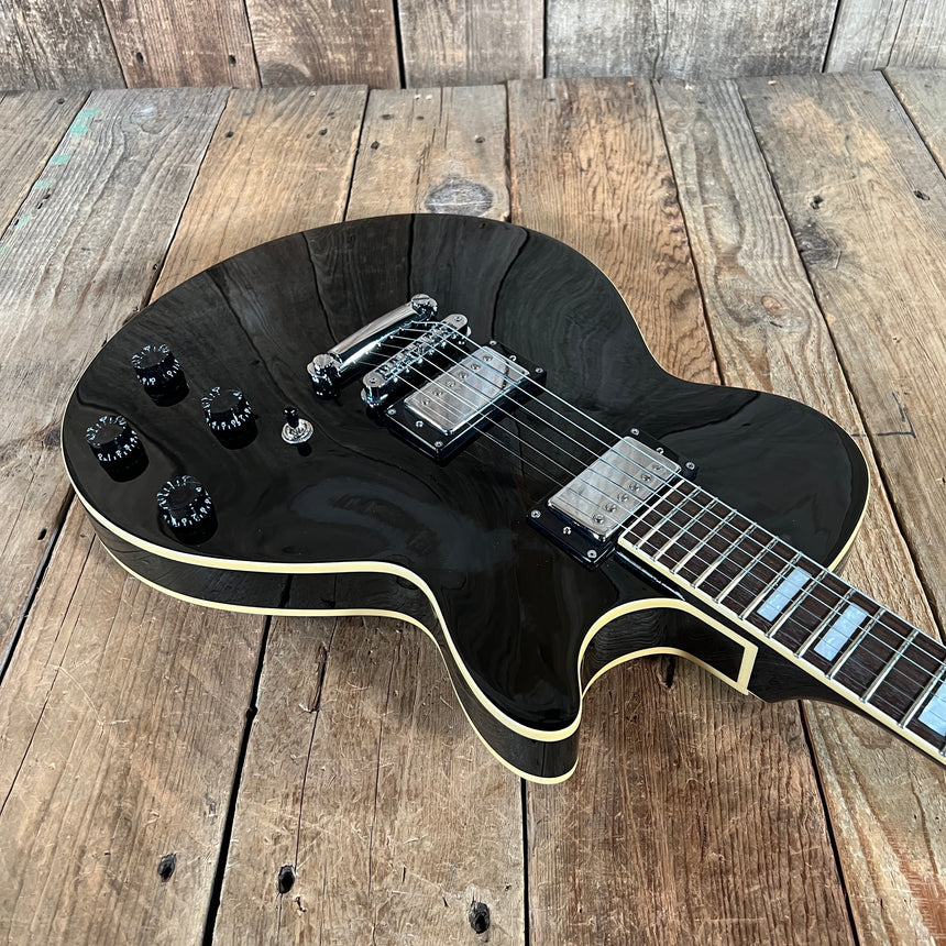 D'Angelico Premier SS 2009 Black Single Cutaway Semi Hollow