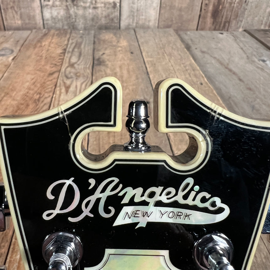 D'Angelico Premier SS 2009 Black Single Cutaway Semi Hollow