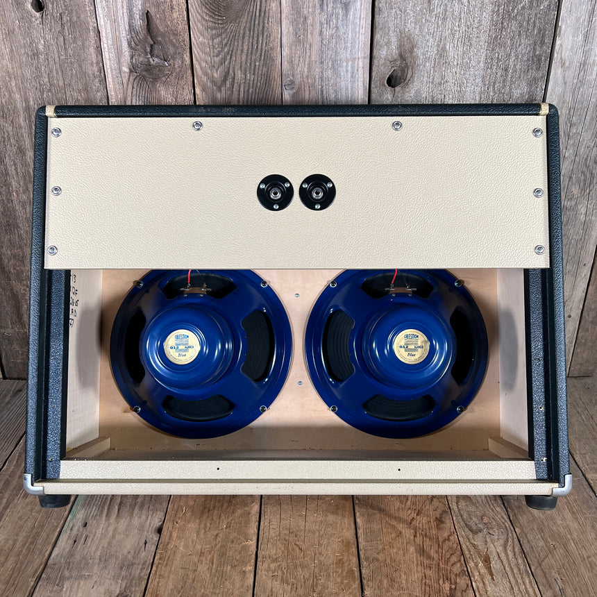 Divided By 13 RSA 31 Head and 2x12F cabinet Celestion Alnico Blue 2005 Black and Cream
