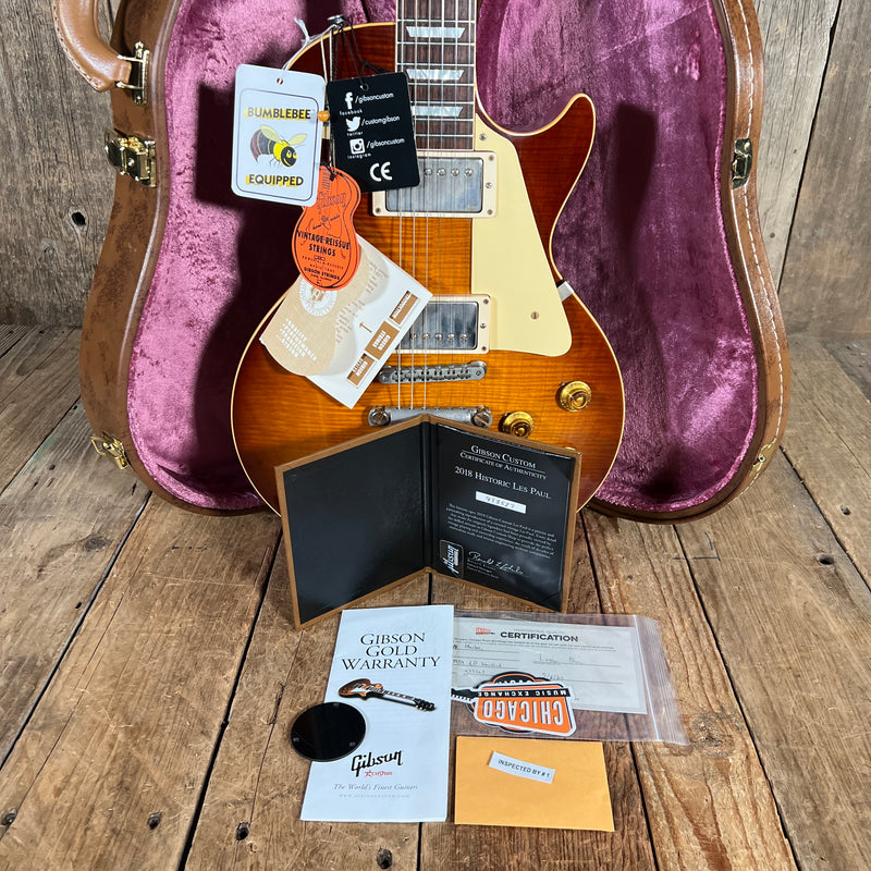 SOLD - Gibson 2018 Historic Les Paul Standard R9 Royal Ice Tea