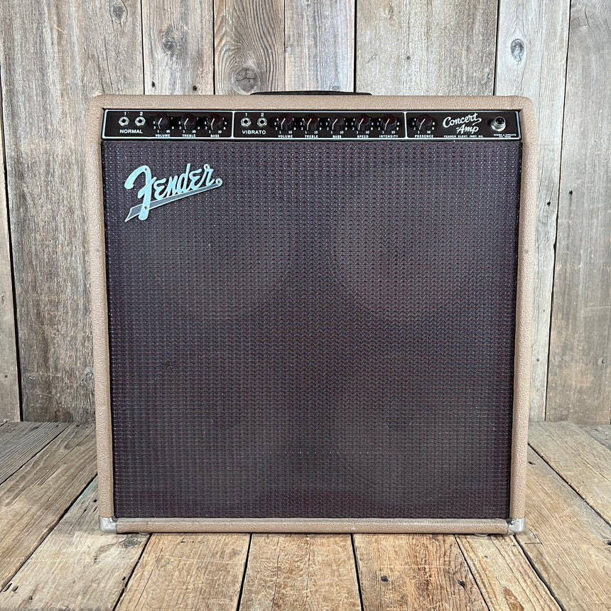 Fender Concert 6G12-A Brown Tolex Oxblood Grille 1962