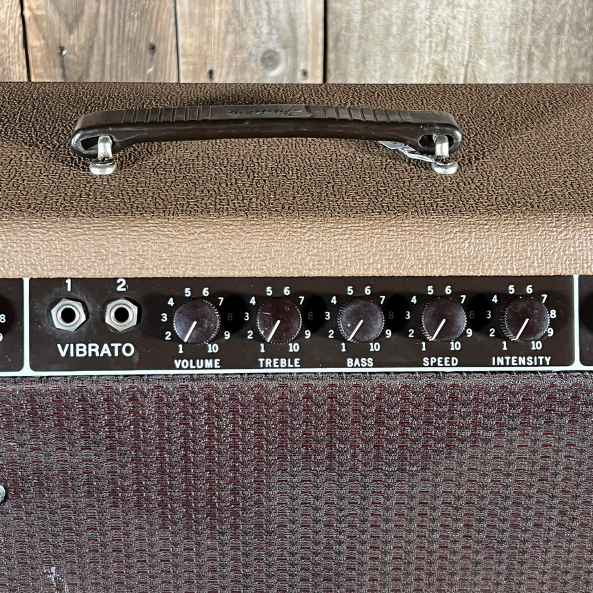 Fender Concert 6G12-A Brown Tolex Oxblood Grille 1962