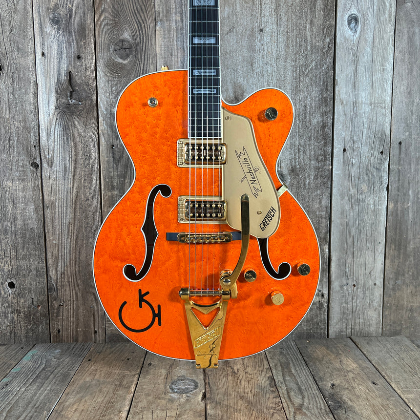 Gretsch G6120W Nashville "Western" With Optional Cowboy Case 1994 Orange Stain