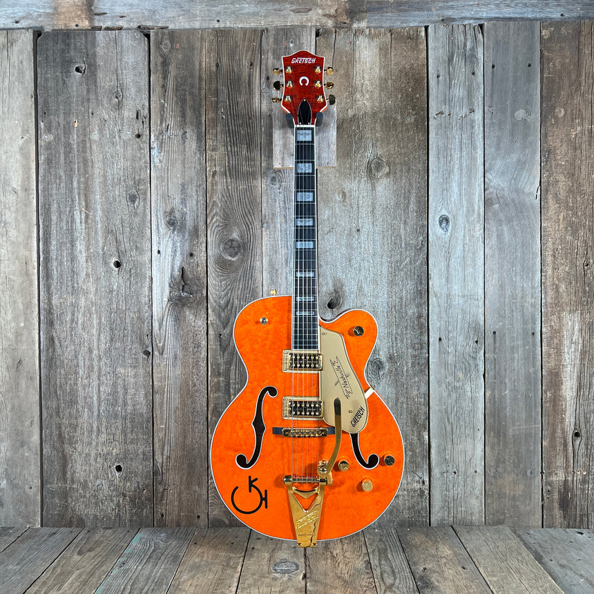 Gretsch G6120W Nashville "Western" With Optional Cowboy Case 1994 Orange Stain