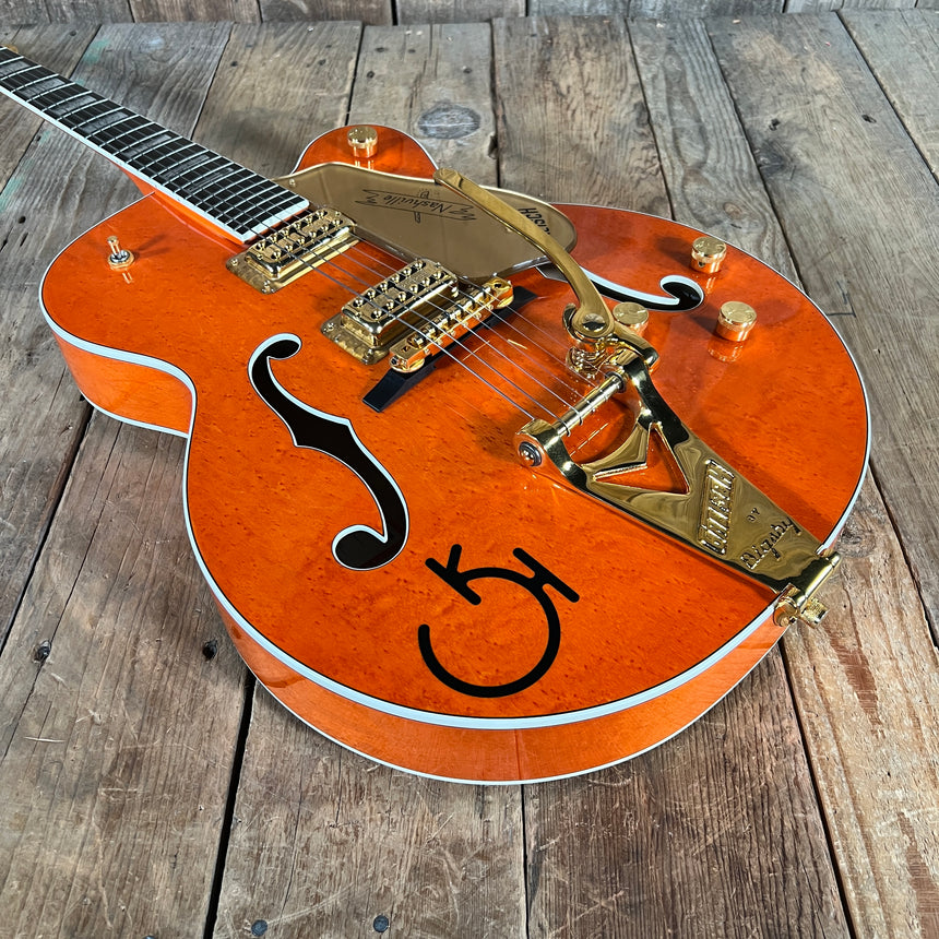 Gretsch G6120W Nashville "Western" With Optional Cowboy Case 1994 Orange Stain