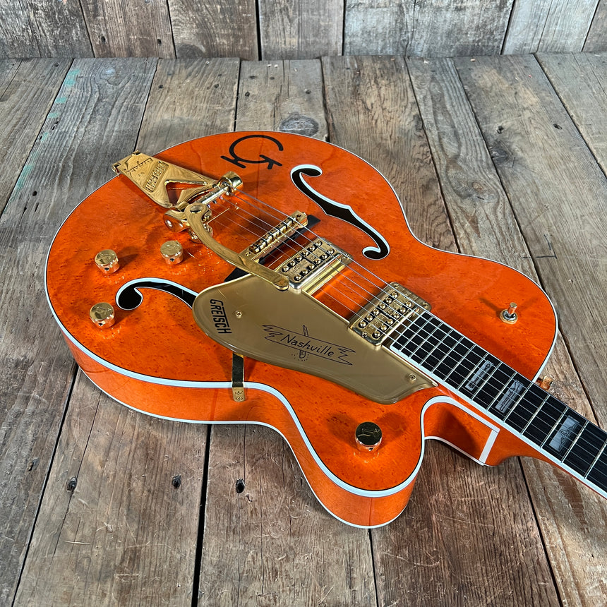 Gretsch G6120W Nashville "Western" With Optional Cowboy Case 1994 Orange Stain