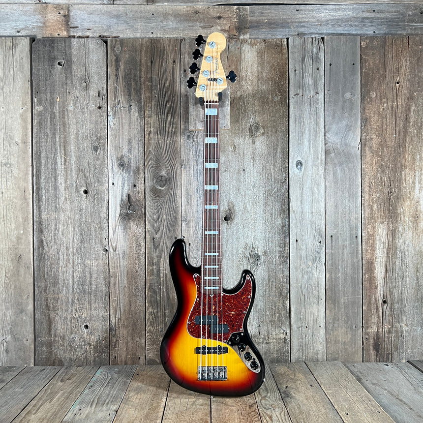 Fender 2003 Reggie Hamilton Jazz Bass V Custom Shop 3 Tone Sunburst