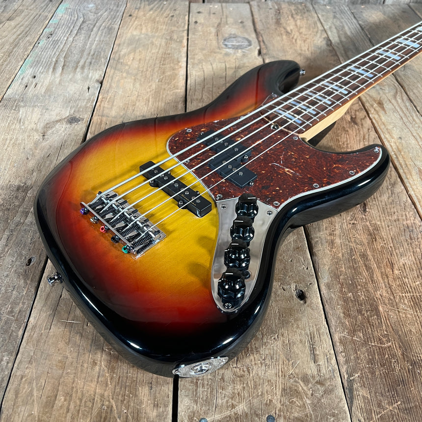 Fender 2003 Reggie Hamilton Jazz Bass V Custom Shop 3 Tone Sunburst