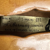 SOLD - Harmony H-75 1960 through 1963 Honey Burst