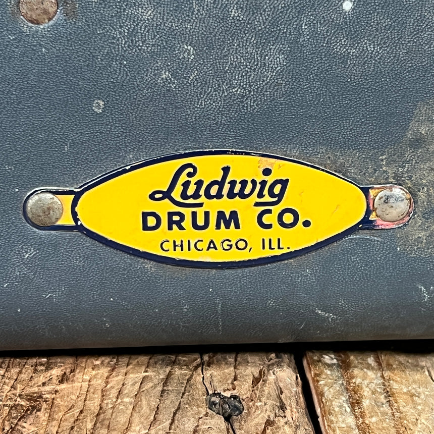 Ludwig Acrolite All Aluminum 1963 No Serial Keystone Badge Near Mint