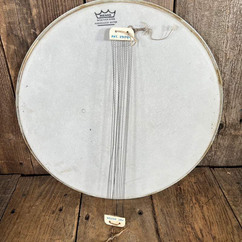 Ludwig Acrolite All Aluminum 1963 No Serial Keystone Badge Near Mint
