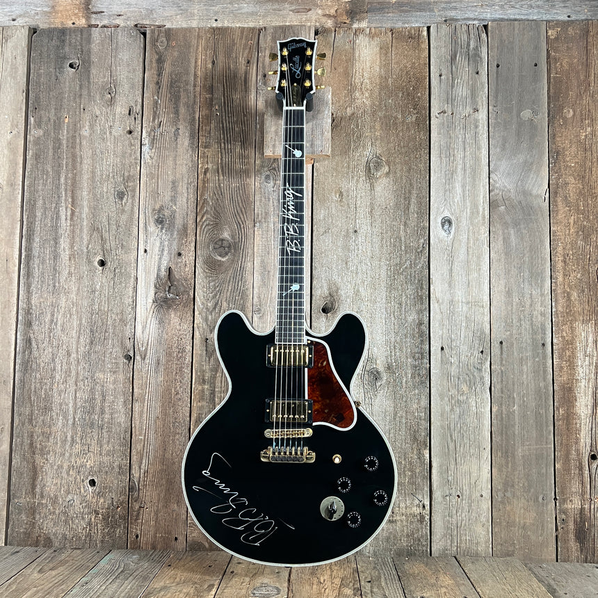 Gibson Signed Lucille Signature Rare Edition BB King Signature w/ inlaid signature 2001 Black