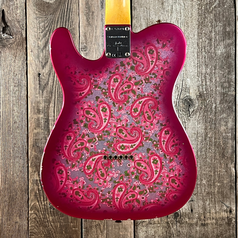 SOLD - Fender LTD '68 Pink Paisley Tele Limited Edition Custom Shop Relic 2023