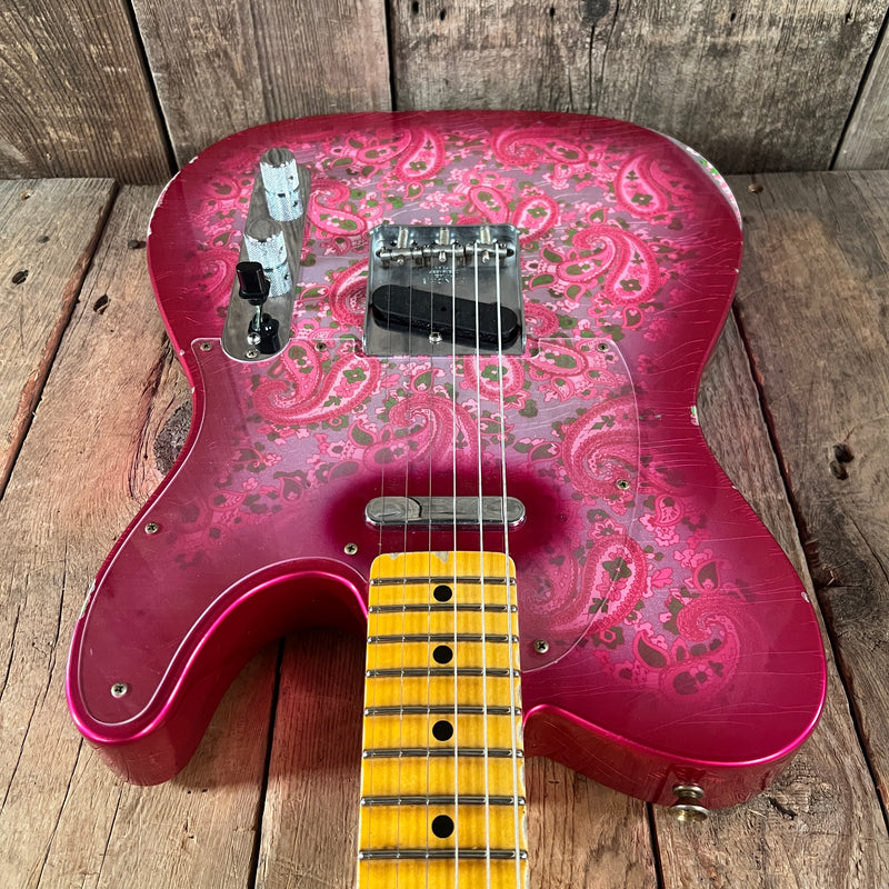 SOLD - Fender LTD '68 Pink Paisley Tele Limited Edition Custom Shop Relic 2023