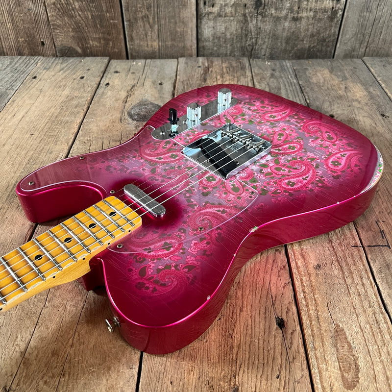 SOLD - Fender LTD '68 Pink Paisley Tele Limited Edition Custom Shop Relic 2023